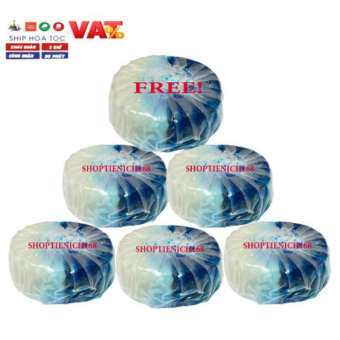 Viên Siêu Tẩy Bồn Cầu X2 MR.FRESH Hộp 5+1 Free - Diệt Khuẩn Hiệu Quả, Vệ Sinh An Toàn Cho Gia Đình