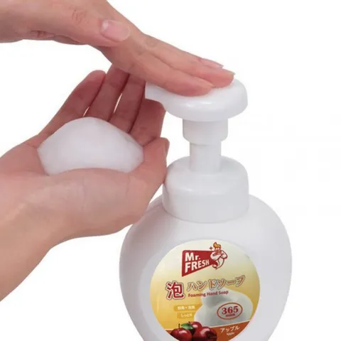 Sữa Rửa Tay Bọt Tuyết 365ml Mr.Fresh Hương Táo - Kháng Khuẩn 99.99% - An Toàn Cho Bé và Cả Gia Đình