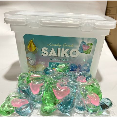Viên Nước Giặt SAIKO Hương Iceland 25 Viên - Giặt Sạch, Lưu Hương Thơm Lâu, Tiện Lợi Cho Gia Đình Bận Rộn