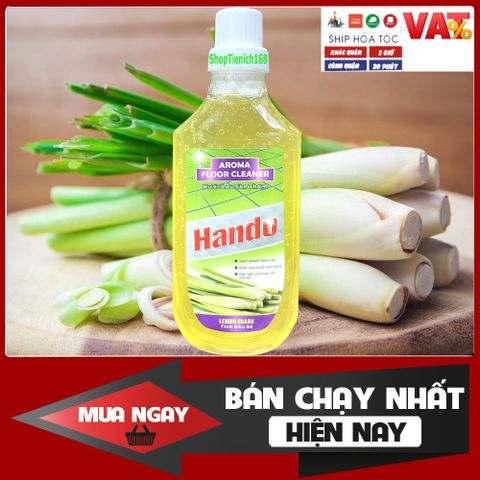 Nước Lau Sàn Đậm Đặc Siêu Sạch Hando 1L - Hương Xả Quyến Rũ, Tẩy Rửa An Toàn Cho Gia Đình, Không Gây Độc Hại