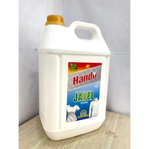 Nước Tẩy Trắng Quần Áo Hando Javen 20L - Đậm Đặc, Diệt Khuẩn, Hiệu Quả Chống Ố Mốc, Thích Hợp Cho Tiệm Giặt Công Nghiệp