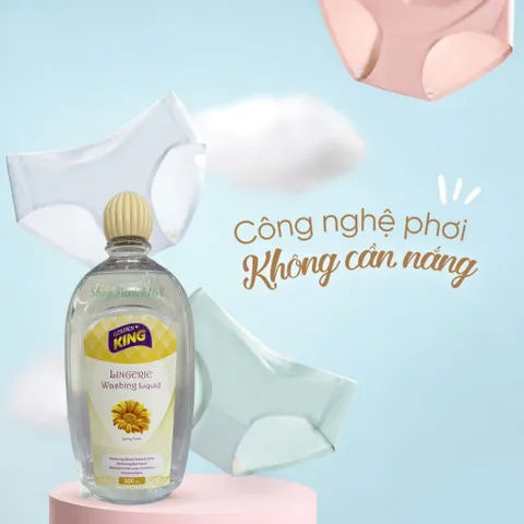 Nước giặt đồ Chíp Golden king 500ml Hương Gió Xuân 358728