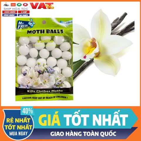 Túi Thơm Long Não Mr.Fresh Hương Chanh 120g - Khử Mùi, Xua Đuổi Côn Trùng Cho Tủ Quần Áo, Phòng Vệ Sinh, An Toàn Cho Sức Khỏe