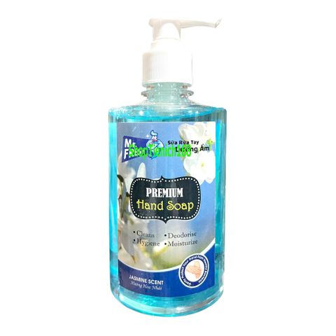 Nước Rửa Tay Sát Khuẩn Mr Fresh 500ml - Khử Mùi Hương Nhài, Chăm Sóc Da Tự Nhiên, An Toàn cho Người Sử Dụng.