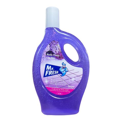 Nước Lau Sàn Khử Trùng Mr.fresh 1.1L Hương Lavender - Sạch Đẹp, Thoáng Mát, Diệt Khuẩn Hiệu Quả Cho Ngôi Nhà Bạn