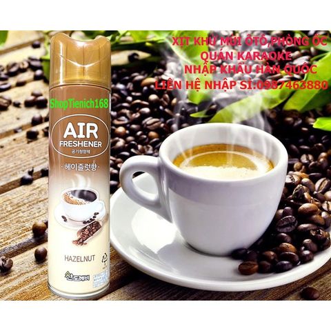 Nước Hoa Xịt Phòng Sandokkaebi 370ML Hương Cafe - Xịt Khử Mùi Từ Tinh Dầu Hoa Quả Tự Nhiên, Tạo Không Khí Tươi Mát