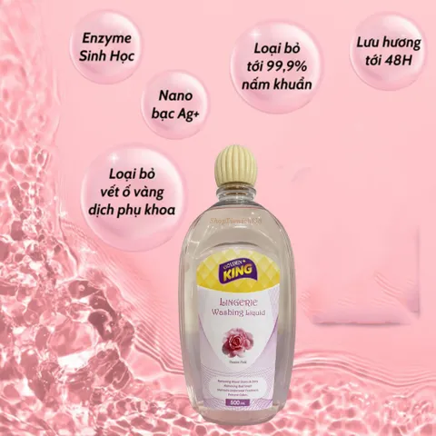 Nước giặt đồ Chíp Golden king 500ml Hương Hồng,Gió Xuân 358780