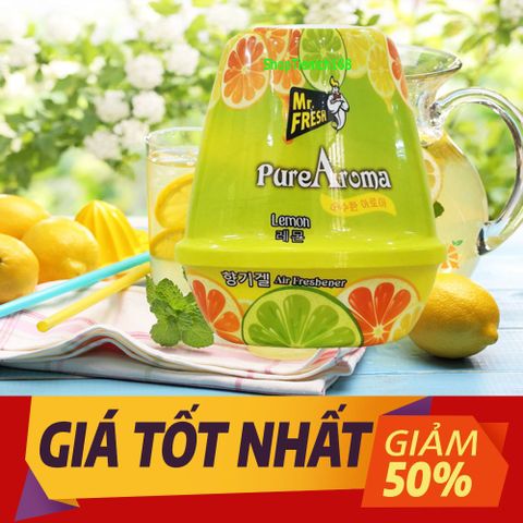 Sáp Thơm Phòng Khử Mùi Mr.Fresh 220g - Hương Sakura Tự Nhiên, Khử Mùi Và Mang Đến Không Gian Tươi Mát, Đậm Đặc Lưu Hương 30 Ngày