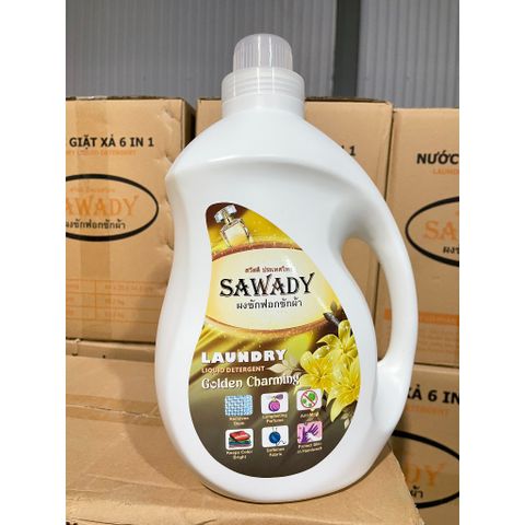 Nước Giặt Xả 6 In 1 Sawady 3,8L Nhiều hương