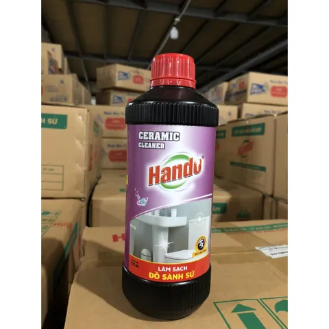 Dung Dịch Tẩy Rửa Đồ Sành Sứ - Chai Làm Sạch Bồn Cầu, Bồn Tắm, Chậu Rửa Nhanh Chóng, An Toàn, Hiệu Quả