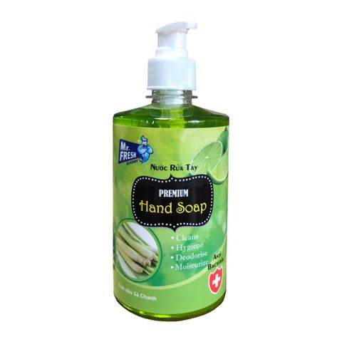 Nước Rửa Tay Khử Mùi Mr.Fresh 500ml - Bộ 2 Hương Cam Quế, Diệt Khuẩn, Chăm Sóc Da Mềm Mại, An Toàn Cho Mọi Loại Da