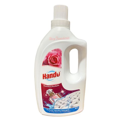 Nước Giặt Bảo Vệ Sợi Vải Hando 4L - Hương Harmony Thơm Mát, An Toàn Cho Da Nhạy Cảm, Dành Cho Vải Lụa và Đồ Lót