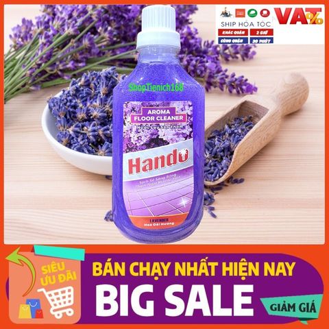 Nước Lau Sàn Đậm Đặc Siêu Sạch Hando 1L Hương Quế - Giải Pháp Vệ Sinh An Toàn Cho Gia Đình, Chất Tẩy Rửa Đặc Biệt Nhẹ Nhàng, Kháng Khuẩn