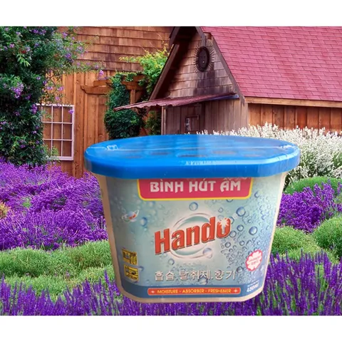 [HOT] Bộ 3 bình hút ẩm Hando 450ml (Hồng)