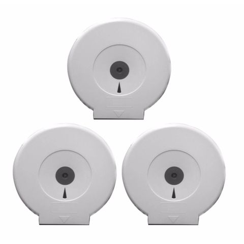 Bộ 3 Hộp Đựng Giấy Vệ Sinh Gắn Tường Cỡ Lớn 26x26cm - Nhựa PP Bền Đẹp, Thiết Kế Trong Suốt Tiện Dụng