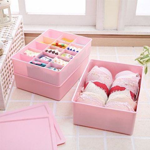 Khay Nhựa Đựng Tất và Đồ Lót 10 Ngăn - Gọn Gàng, An Toàn, Tiết Kiệm Không Gian, Chất Liệu Thân Thiện Môi Trường