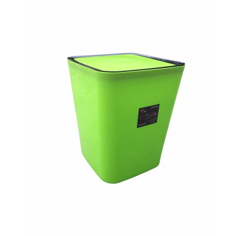 Bộ 2 Thùng Rác Gia Đình Nhựa Cao Cấp Nắp Bập Bênh Xanh Lá Xanh Dương - Giải Pháp Giữ Nhà Gọn Gàng Ngăn Nắp
