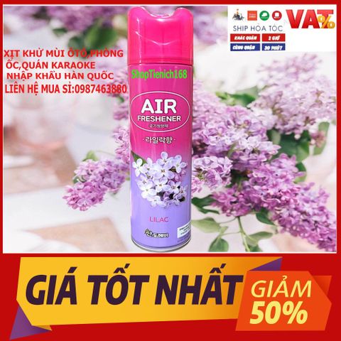 Bộ 2 Nước Hoa Xịt Phòng Sandokkaebi 370ML Hương Hoa Nhài & Đào - Khử Mùi Tự Nhiên, Sản Phẩm Hàn Quốc