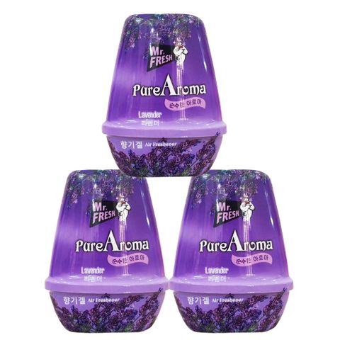 Bộ 3 Sáp Thơm Khử Mùi PureAroma Hàn Quốc - Hương Chanh, Hoa Hồng, Oải Hương - Duy Trì Hương Thơm Đến 30 Ngày