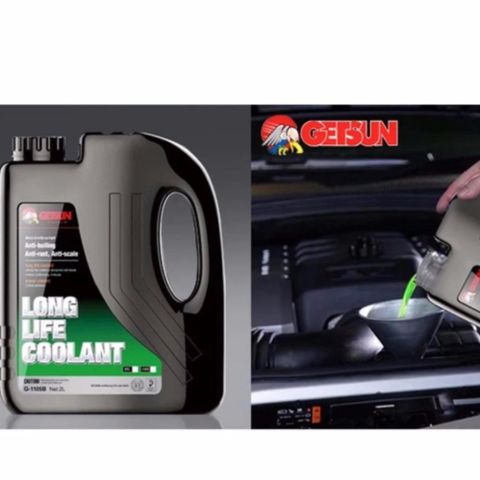 Dung dịch làm mát động cơ Getsun 2L Màu Xanh - Bảo vệ động cơ ô tô, chống ăn mòn, hoạt động bền bỉ và ổn định