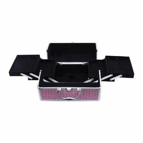 Hộp Đựng Đồ Trang Điểm Cỡ Lớn TI347 - Thiết Kế Độc Đáo, Nhiều Ngăn Tiện Dụng, Chất Liệu Kim Loại Không Gỉ, An Toàn Cho Mỹ Phẩm