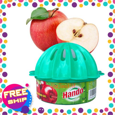 Bộ 4 Sáp Thơm Phòng Khử Mùi Hando 87g - Hương Dâu, Khử Mùi Ẩm Mốc, Nước Hoa Tự Nhiên, Dùng Cho Khu Vực Như Phòng Ngủ, Phòng Bếp