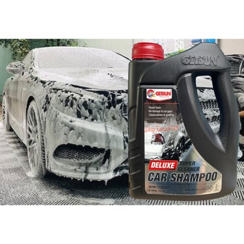 Nước Rửa Xe Ô Tô, Xe Máy GetSun Super Cleaner 2.0L - Chất Tẩy Rửa An Toàn, Bảo Dưỡng Mặt Sơn, Làm Sáng Bóng, Không Gây Hại Da Tay