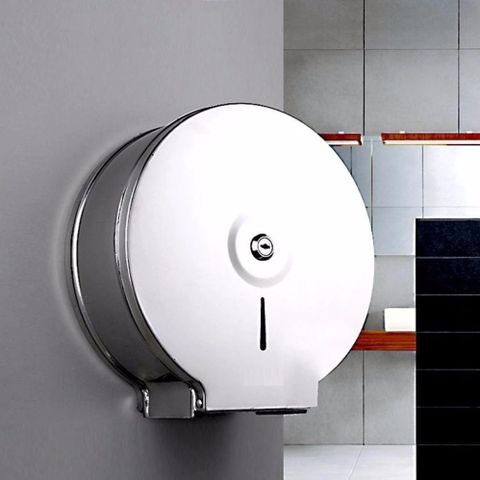 Hộp Đựng Giấy Vệ Sinh Cuộn Lớn Thép Không Gỉ Cao Cấp INOX TI843 - Thiết Bị Tiện Ích Sang Trọng, Đẹp Mắt