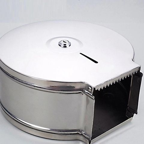 Hộp Đựng Giấy Vệ Sinh Cuộn Lớn Thép Không Gỉ Cao Cấp INOX TI843 - Thiết Bị Tiện Ích Sang Trọng, Đẹp Mắt