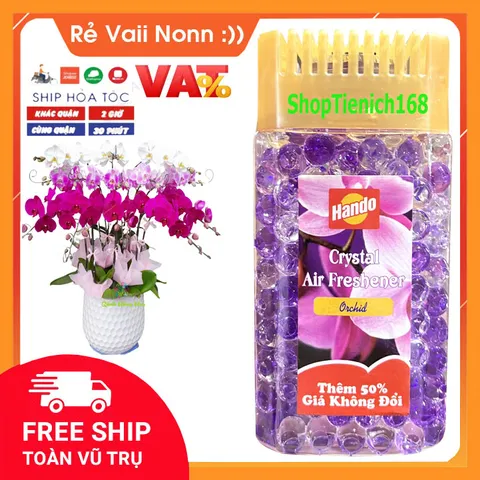 Bộ 4 Sáp Thơm Khử Mùi Hando 150g - Hương Rose Lung Linh Dành Cho Ô Tô, Phòng Khách & Phòng Ngủ
