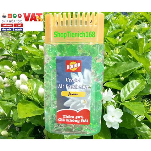 Bộ 4 Sáp Thơm Khử Mùi Hando 150g - Hương Hoa Tự Nhiên Rose, Jasmine, Charming, Orchid - Phù Hợp Cho Ô Tô, Phòng Khách, Ngủ