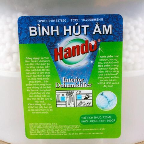 [HOT] Bình hút ẩm Hando 720ml TI388