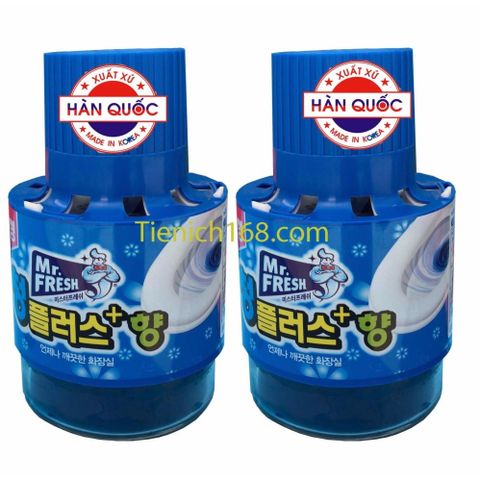 Chai Thả Bồn Cầu Mr.Fresh Hàn Quốc - Tự Động Làm Sạch, Khử Mùi, Diệt Khuẩn, Mang Hương Thơm Dễ Chịu Cho Toilet