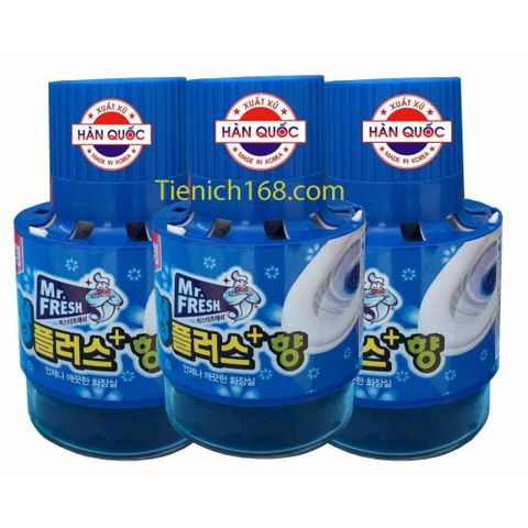 Chai Thả Bồn Cầu Mr.Fresh Hàn Quốc - Tự Động Làm Sạch, Khử Mùi, Diệt Khuẩn, Mang Hương Thơm Dễ Chịu Cho Toilet