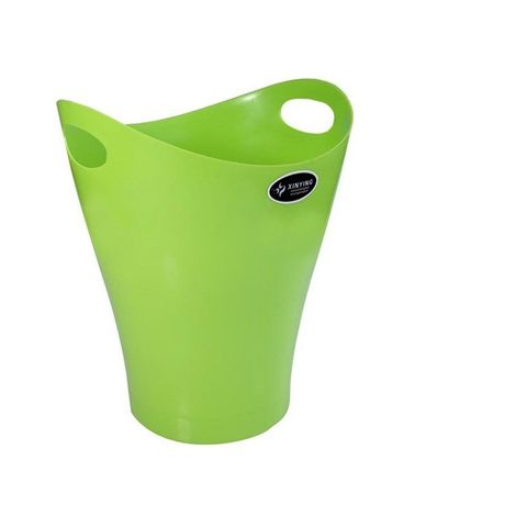 Thùng Đựng Rác Nhựa Bóng 2 Quai Xách - Thiết Kế Đẹp Màu Sắc Tươi Sáng, Dễ Vệ Sinh, Tiện Lợi Cho Không Gian Nhà Bạn
