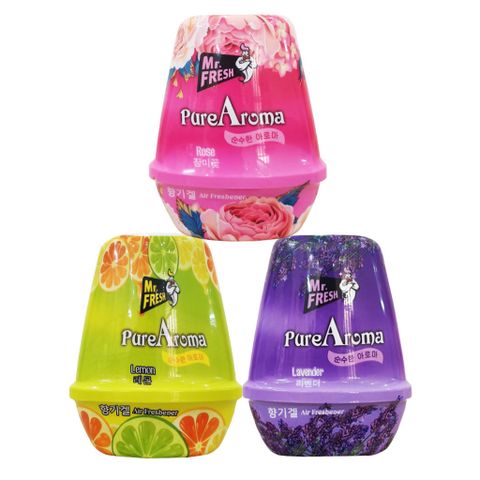 Bộ 3 Sáp Thơm Cao Cấp Mr. Fresh Hương Cam - Khử Mùi, Lưu Hương Liên Tục 30 Ngày, An Toàn và Tự Nhiên