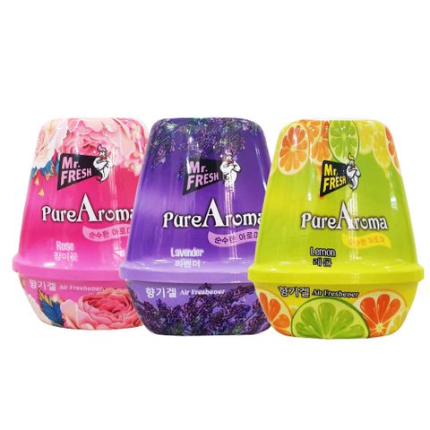 Bộ 3 Sáp Thơm Cao Cấp Mr. Fresh Hương Cam - Khử Mùi, Lưu Hương Liên Tục 30 Ngày, An Toàn và Tự Nhiên