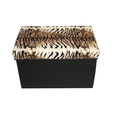 Ghế Đựng Đồ Nắp Da Hình Chữ Nhật - Kích Thước 50x30x30cm, Sang Trọng, Tiện Lợi, Giao Màu Ngẫu Nhiên