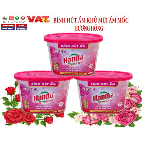 Bộ 6 Bình Hút Ẩm Khử Mùi Hando Lavender 450ml - Giải Pháp Chống Nấm Mốc và Hôi Hiệu Quả cho Không Gian Sống Thoáng Mát