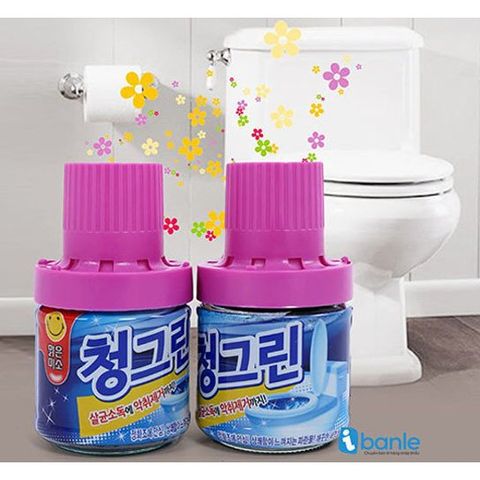 Bộ 2 Chai Tẩy Vệ Sinh Bồn Cầu Thông Minh Blue Star - Diệt Khuẩn, Khử Mùi Hiệu Quả, Tiện Ích Cho Nội Trợ