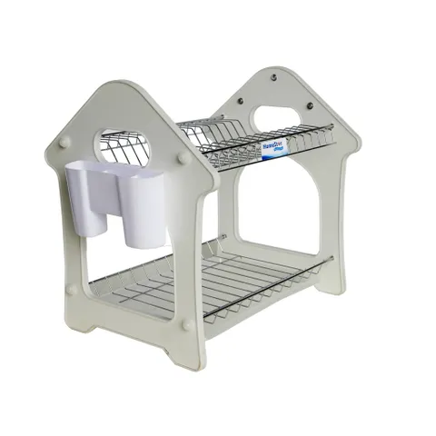 Giá để chén bát inox 2 tầng Homestar Idea - Kệ úp bát đĩa đa năng tiện dụng cho phòng bếp, thiết kế bền đẹp, vệ sinh nhanh khô