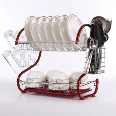 Giá để chén bát inox 2 tầng Homestar Idea - Kệ úp bát đĩa đa năng tiện dụng cho phòng bếp, thiết kế bền đẹp, vệ sinh nhanh khô