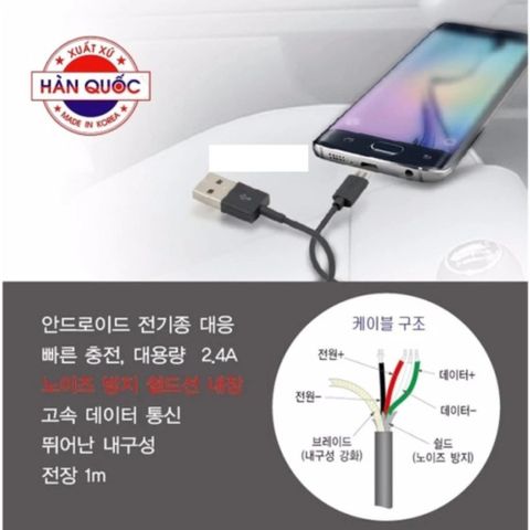 Sạc nhanh xe hơi Android 2.4A Zingaro Korea DL-956 (Đen) - Phụ kiện tuyệt vời cho chiếc điện thoại của bạn!