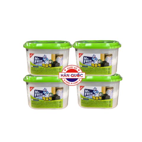 Combo 6 Bình Hút Ẩm Than Hoạt Tính Mr.Fresh Hàn Quốc - Khử Mùi Hiệu Quả Cho Không Gian Thoáng Mát