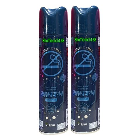 Chai Xịt Khử Mùi Thuốc Lá Sandokkaebi Bạc Hà 370ml - Khử Mùi Hiệu Quả, Tạo Không Khí Tươi Mát Từ Hàn Quốc