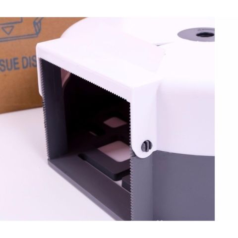 Hộp đựng giấy vệ sinh gắn tường lớn 26x26cm màu trắng - Nhựa PP bền đẹp, tiện lợi cho không gian sống hiện đại