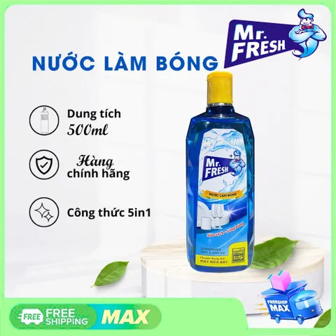 Dung Dịch Vệ Sinh Máy Rửa Chén Bát Mr.Fresh 250ml - Tẩy Vết Dầu Mỡ & Cặn Vôi Hiệu Quả với Mùi Hương Cam Quýt Tươi Mát
