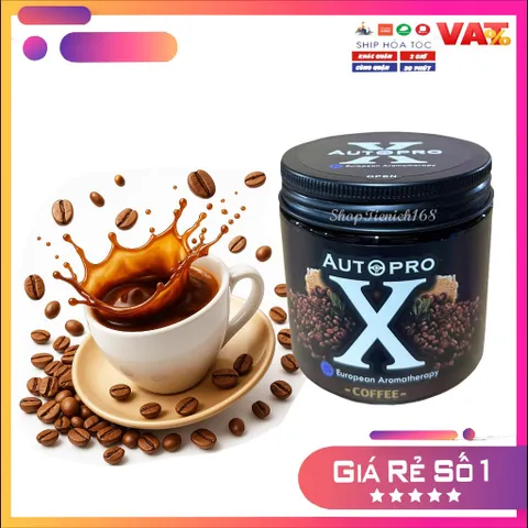 Sáp Thơm Phòng Cao Cấp Autopro X - Hương Tự Nhiên Giúp Khử Mùi Ô Tô, Nhà Vệ Sinh, Hương Hoa Hồng & Hương Miracle 220g