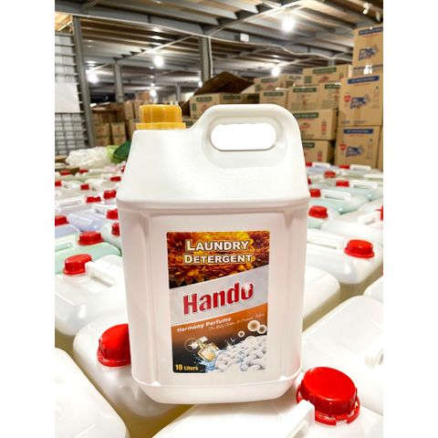 Nước giặt đậm đặc Hando 10L - Giúp giặt sạch gấp 2 lần, hương thơm quyến rũ cho nhà nghỉ và khách sạn, tiết kiệm hơn.