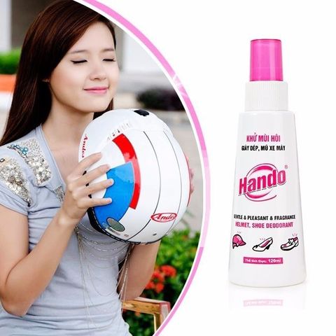 Combo 5 Chai Xịt Khử Mùi Hôi Giầy Dép & Mũ Bảo Hiểm Hando 120ml - Giải Pháp Thoáng Mát, Khử Khuẩn Hiệu Quả